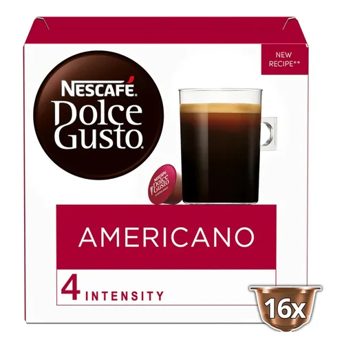 Vista 3 de Nescafe Dolce Gusto - Cápsulas de café, americano, 16 cápsulas, paquete de 3