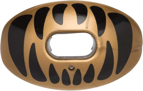 Vista 6 de Battle Oxygen Predator - Protector bucal de fútbol – Protector bucal deportivo de máximo oxígeno – Boquilla se adapta con o sin aparatos ortopédicos