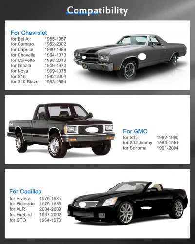 Vista 4 de ECCPP Espaciadores de rueda de 5 lengüetas de 1 pulgada (0.984 in) de 5 x 4.75 a 5 x 4.75 pulgadas, se adapta a Chevrolet Corvette 1984-2019