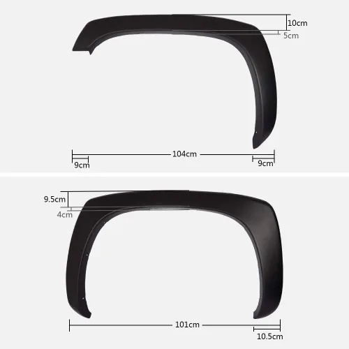 Vista 6 de PIT66 Guardabarros para guardabarros, compatibles con Chevy Silverado GMC Sierra 1999-2006, Suburban Yukon XL 2000-2006, Avalanche 2002-2006 de 68.4