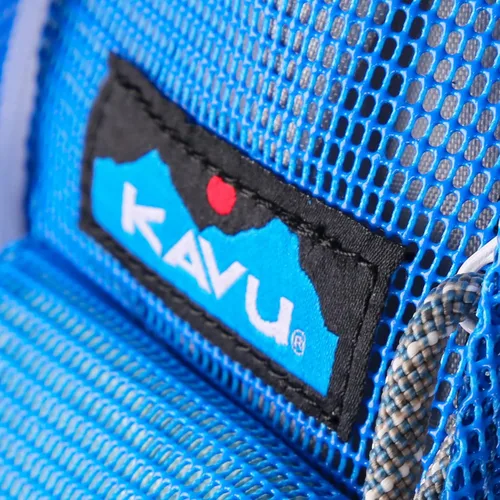 Vista 4 de KAVU Mochila bandolera de malla para playa, Azul (Atlantic Blue), Mochilas Sling