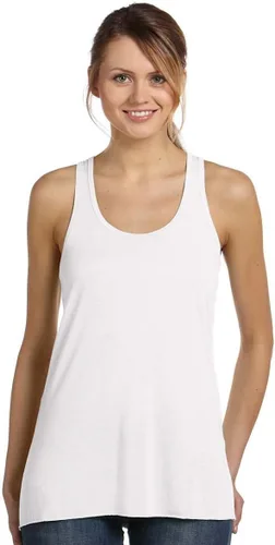 Vista 44 de Bella - Camiseta de tirantes para mujer, con espalda cruzada y holgada Athletic Heather