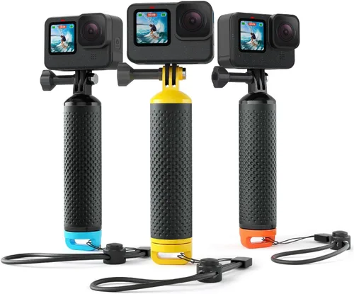 Vista 8 de Mango Flotante Grip Floaty Stick Accesorio Impermeable Compatible con GoPro Hero 13, 12, 11, 10, 9, 8, 7, 6, 5, 4, Session, 3+, 3, Hero(2018), Max
