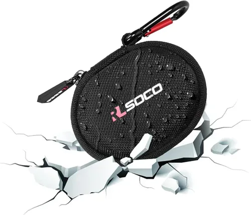 Vista 5 de RLSOCO Estuche rígido para Beats Studio Buds/Studio Buds+ Auriculares inalámbricos con cancelación de ruido - Negro Bolsa de almacenamiento a