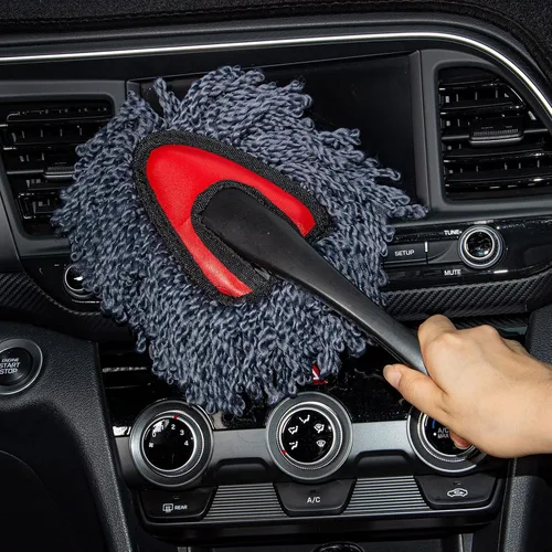 Vista 4 de Plumero de microfibra suave para automóvil, sin arañazos, multiusos, con mango extensible para automóvil, camión, SUV, RV y motocicleta