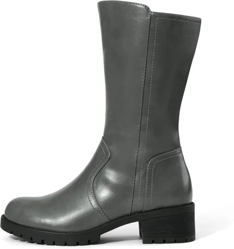 Vista 2 de DREAM PAIRS Botas de invierno para mujer de media pantorrilla