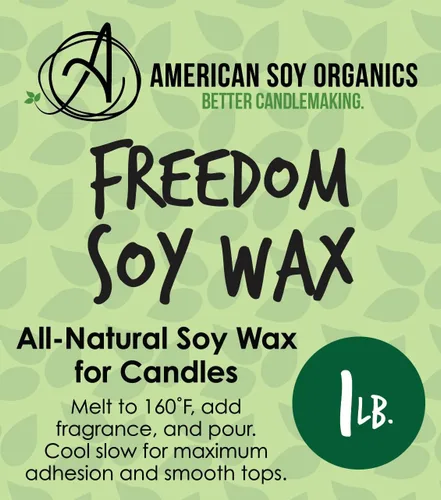 Vista 7 de American Soy Organics - Cuentas de cera de soja Freedom de 1 libra para hacer velas - Cuentas de cera para microondas - Suministros prémium