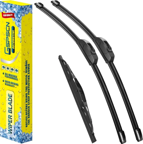 Vista 22 de GSPSCN 2 limpiaparabrisas de repuesto para Cooper R55, R56, R57, 2013, 2014, 2015, 19 + 18 pulgadas (juego de 2)