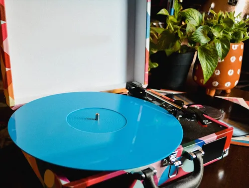 Vista 6 de Break Tradition Tapete acrílico para tocadiscos – Accesorios de discos de vinilo para tocadiscos LP – Alfombrilla giratoria premium para reducir