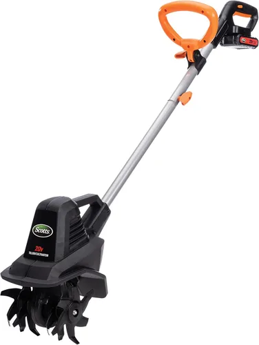 Scotts Outdoor Power Tools TC70020S cultivador de jardín inalámbrico de 20 voltios y 7.5 pulgadas, (batería de 2 Ah y cargador rápido incluidos)