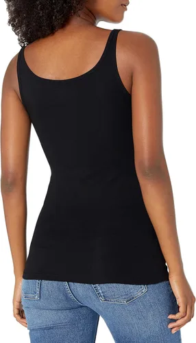 Vista 4 de Tienda Essentials Camiseta de tirantes delgados para mujer, paquete de 2