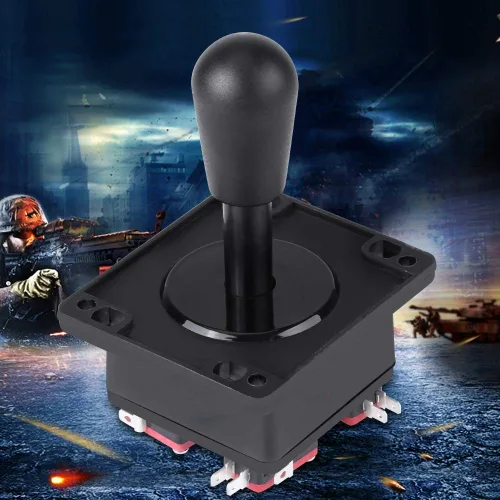 Vista 5 de Joystick, 8-Way Competition Joystick, American Joystick with Microswitch Replacement Parts for Game Machines video game