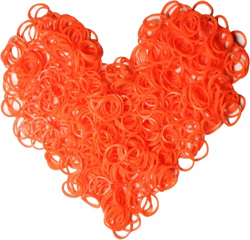 Vista 24 de 2000 Bandas de Goma Mini, Bandas de Telar Negras.