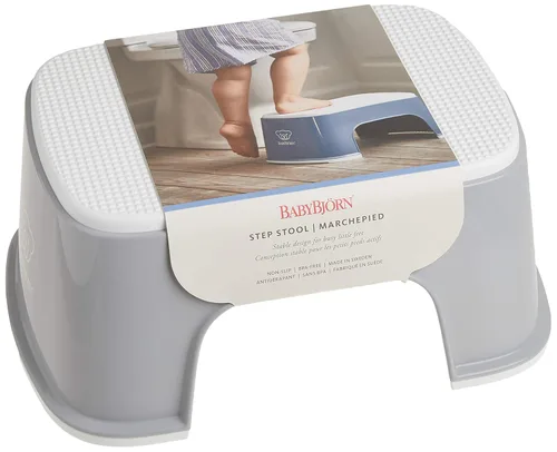 Vista 3 de BabyBjörn Taburete escalonado, gris/blanco (paquete de 2)