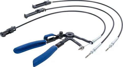 Vista 3 de BGS 9815 Alicates para abrazadera de manguera con cables Bowden intercambiables 25.000-26.378 in