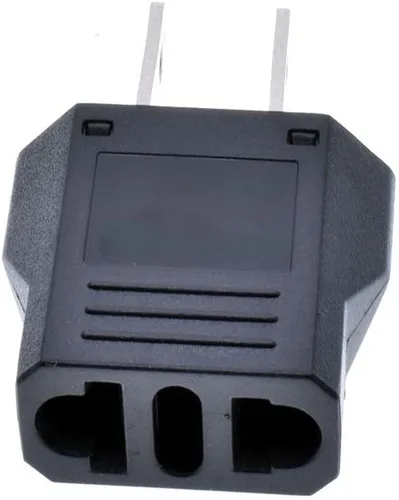 Vista 4 de GRLRCR - Adaptador de enchufe de EE. UU., UE AU CN a Estados Unidos, adaptador de enchufe de viaje, convertidor de corriente de salida de CA, tipo A