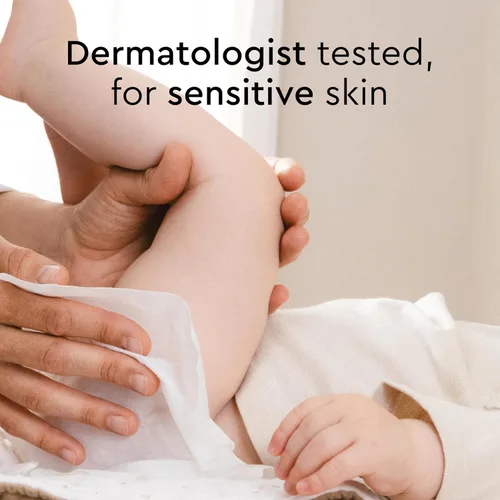 Vista 6 de LILLYDOO Toallitas para bebé con un 99% de agua – Sin perfume, hipoalergénicas, a base de plantas, resistentes y libres de plástico, compostables, 4