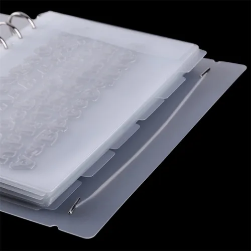 Vista 8 de BAOFALI 11PCS A5 Size Dividers for 6 Ring Binder,with Reinforced Edge and 20Tabs,Paper Index Divider Category Page Tab Indexing Cards Die and Stamp