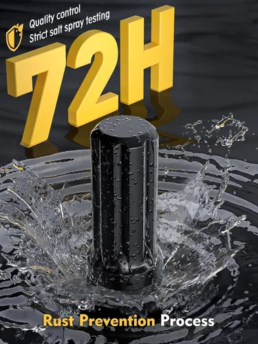 Vista 3 de MIKKUPPA 32 tuercas de rueda 9/16-18 – Repuesto para rueda de mercado secundario Dodge Ram 1500 2500 3500 2002-2010, hexagonal de 3/4", 2" de alto