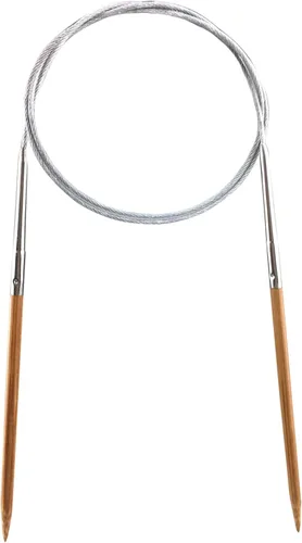 Vista 15 de Weabetfu Aguja de tejer circular de bambú, 40 pulgadas de longitud para hacer bricolaje creativo hecho a mano y cualquier proyecto de hilo