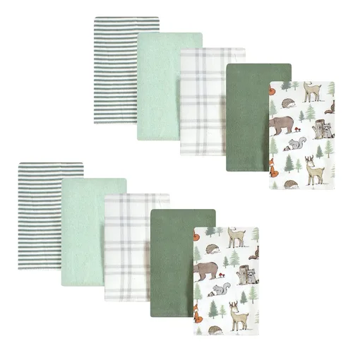 Vista 288 de Hudson Baby - Paños unisex de franela de algodón para bebé, avión, talla única