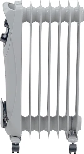 Vista 4 de Comfort Zone Oil-Filled Radiator Space Heater, Radiant, Electric, Never Refill, Adjustable Thermostat, Tip-Over Switch & Overheat Protection System