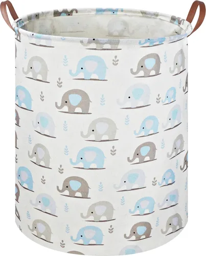 Vista 9 de NTAOHAMPER - Cesta de lavandería, cesta de ropa, caja de almacenamiento impermeable para el dormitorio, cesta organizadora de ropa, caja para Animal