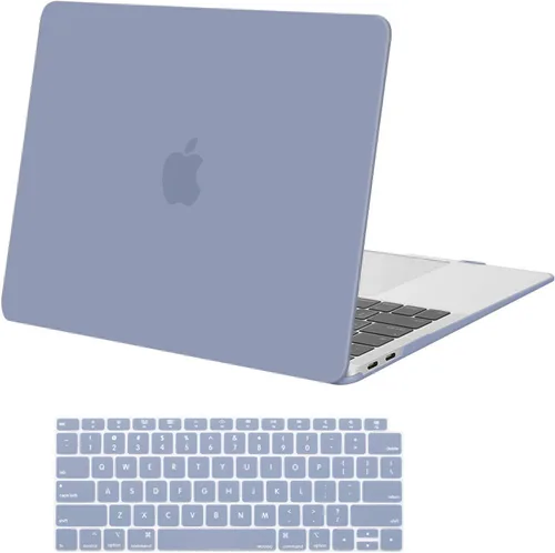 Vista 13 de MOSISO Compatible with MacBook Air 13 inch Case M1 2021 2020 2019 2018 azul (Airy Blue)