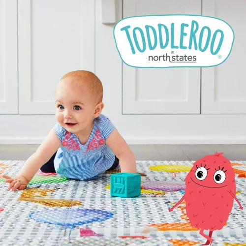 Vista 3 de Toddleroo by North States Protector de bordes de espuma Añade seguridad alrededor de los bordes de madera, vidrio o piedra con protector de espuma