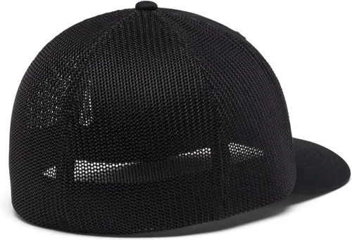 Vista 1062 de Columbia Gorra de Béisbol de Malla con Logotipo PFG Unisex para Adultos Negro/Negro/Bandera de Pez de México