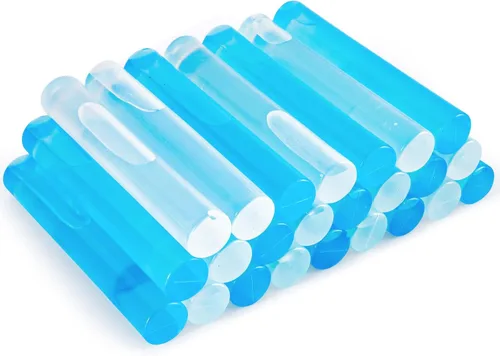 Vista 7 de Paquete de 12 cubitos de hielo reutilizables para bebidas, botella de agua reutilizable de congelación rápida, sin BPA, cubos de hielo de plástico